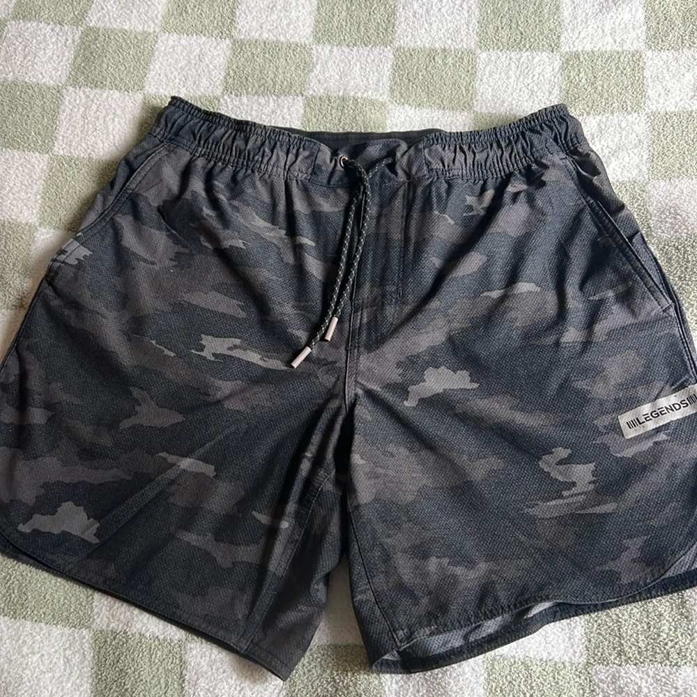 Legends Medium Luka HD liner shorts black camo